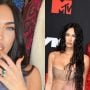 Megan Fox shows off her engagement ring with glam