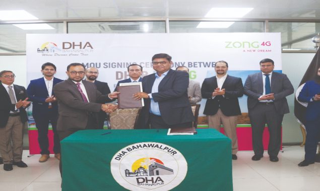 Zong signs MoU to power DHA Bahawalpur with 4G connectivity