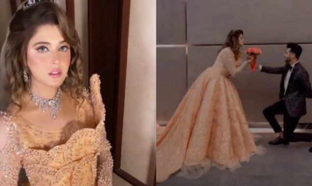 Kanwal Aftab looks like a Disney Princess at her wedding reception