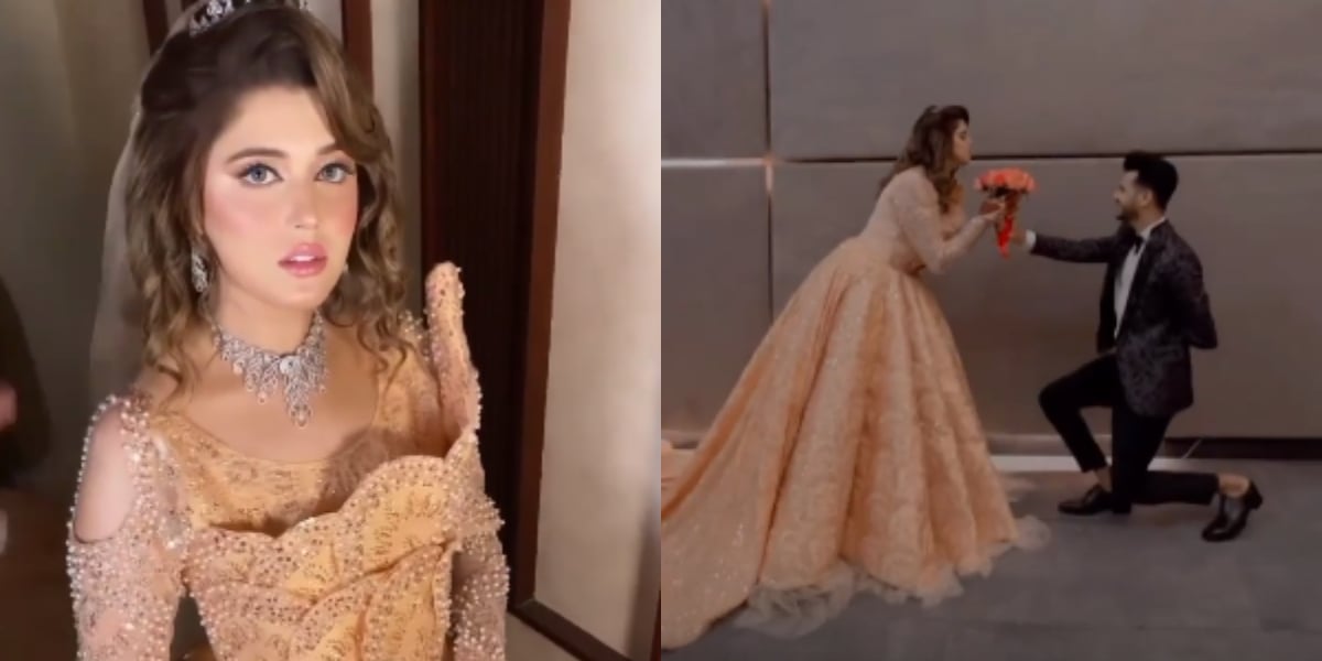 Kanwal Aftab looks like a Disney Princess at her wedding reception