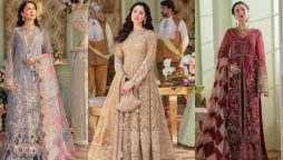 Hania Aamir channels her glamour in embellished outfits