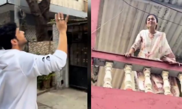 Karan, Tejasswi Prakash gives Romeo, Juliet vibes as he visits her at home