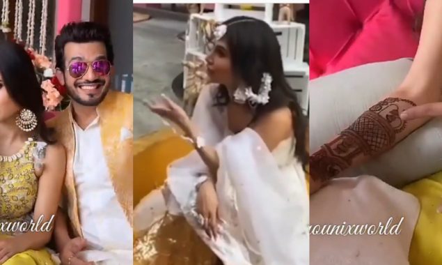 Watch Inside Mouni Roy’s haldi and mehendi ceremonies