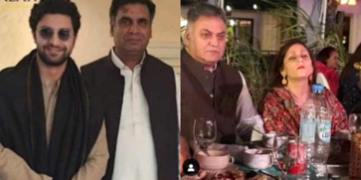 Ahad Raza Mir and his family spotted at a wedding in Dubai