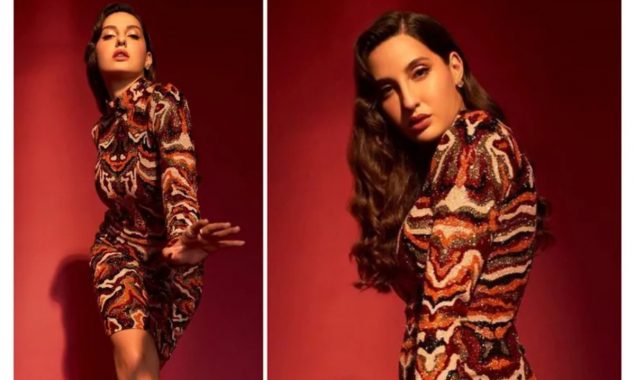Nora Fatehi’s Photos in leopard bodycon dress Goes Viral