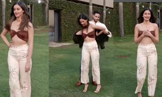 Siddhant Chaturvedi gives jacket to freezing Ananya Pandey