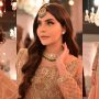 Nida Yasir looks magnificent in glamorous peach attire 