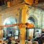 Indian Hindu yatrees perform religious rituals at Teri Samadhi in Pakistan