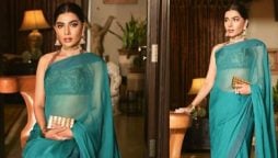 Iffat Omar’s revealing saree draws intense backlash on social media