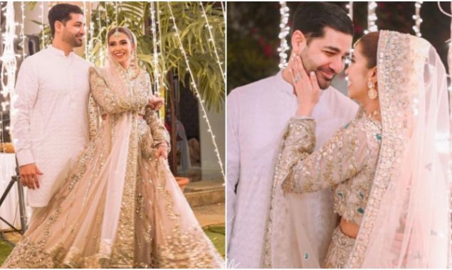 Minna Tariq says qubool hai dolled up in a beautiful bridal lehanga