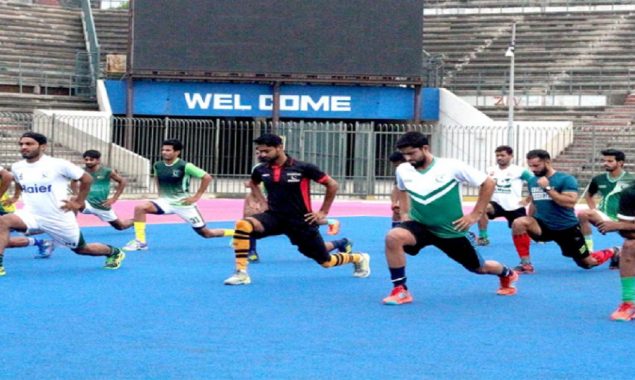 Pakistan Hockey players start training in Lahore ahead of Asia Cup