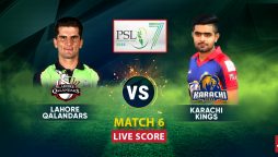 Lahore Qalandars VS Karachi Kings