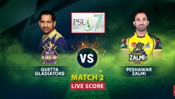 Quetta Gladiators Vs Peshawar Zalmi Live score