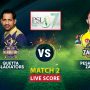 PSL 2022 – Quetta Gladiators Vs Peshawar Zalmi | Live Score Updates | Live streaming | QG VS PZ