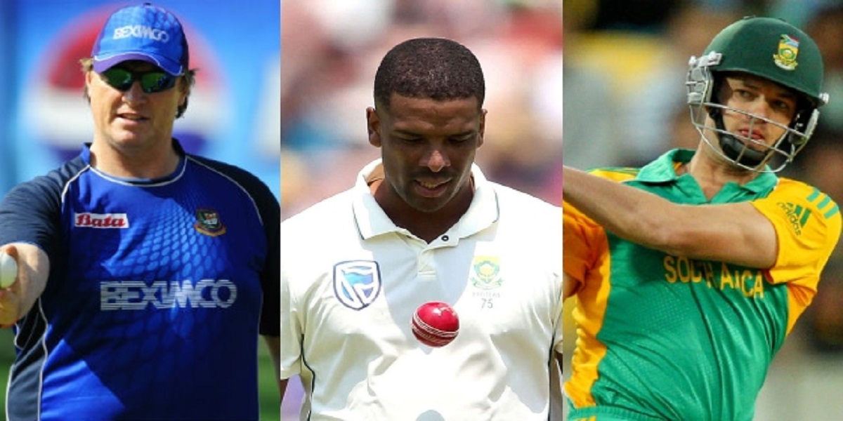 Ian Pont, Albie Morkel, and Vernon Philander