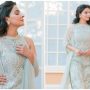 Saba Qamar flaunts her look in Faraz Manan