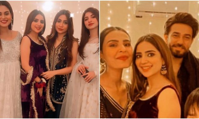 Saboor Aly, Ali Ansari’s wedding festivities kick off with a dholki