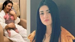 Sarah Khan shares adorable clicks with her little bundle of joy