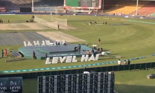 PSL 2022: National Stadium Karachi is gearing up for PSL 7 opening ceremony, watch