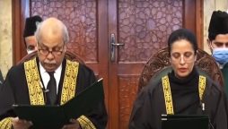 Justice Ayesha Malik takes as Pakistan's first woman SC judge