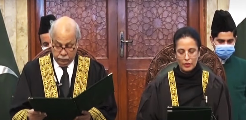Justice Ayesha Malik takes as Pakistan's first woman SC judge