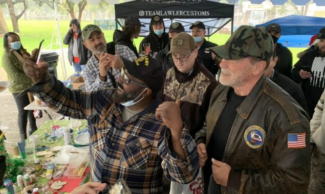 Arnold Schwarzenegger donates 25 Houses to homeless veterans