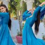 Hira Mani stuns in a traditional blue dress; See photos