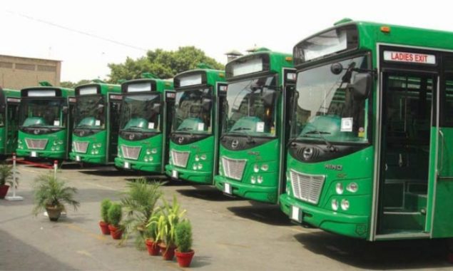 Green Line bus service begins full-scale operation in Karachi today