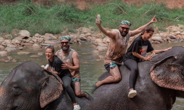 Yasir Hussain and Iqra Aziz riding an elephant, video goes viral