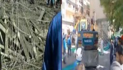 One killed as building’s roof collapsed in Karachi