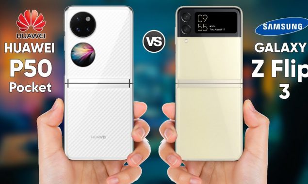 How does the HUAWEI P50 Pocket Compare to the Samsung Galaxy Z Flip