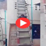 Watch: Toddler climbs down the ladder like a ninja