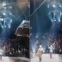 Circus performer falls 20 feet to the earth after a rollerblading stunt