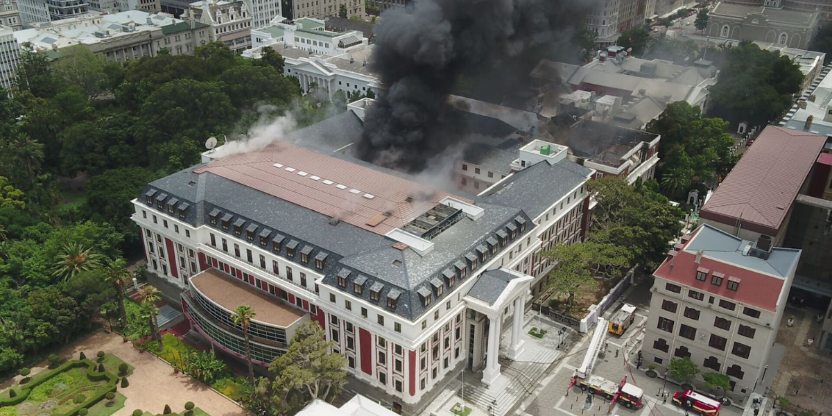 fire broke out