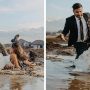 Hilarious pre-wedding photoshoot: Bride and groom fall in mud goes viral