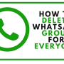 How to Delete a WhatsApp Group