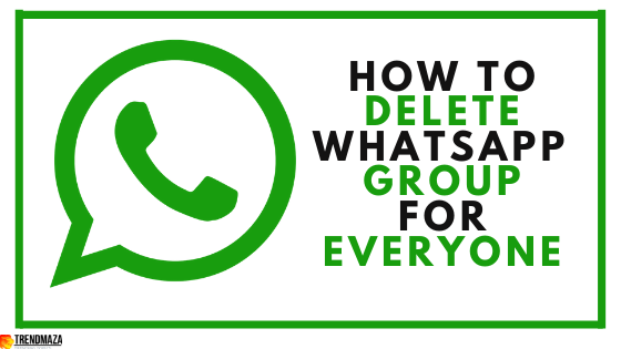 How to Delete a WhatsApp Group