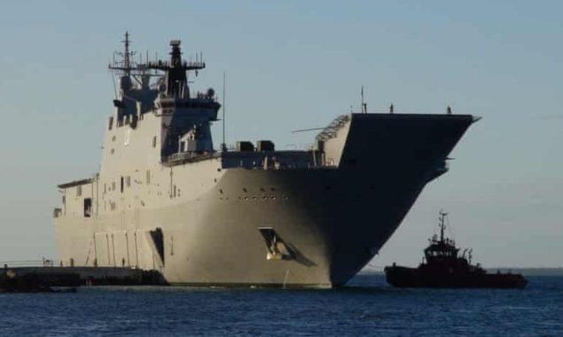 Australia says warship did not bring Covid to eruption-hit Tonga