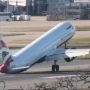 Watch: Strong winds nearly flipped a plane landing at Heathrow Airport