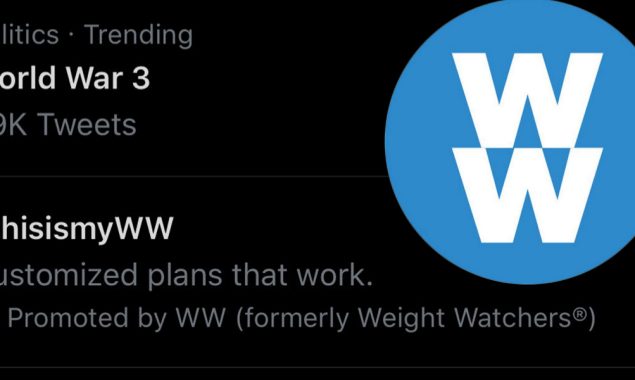 Twitter trends WWIII
