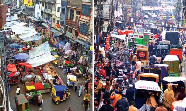 Encroachments at Pindi bazaars compounding traffic problems