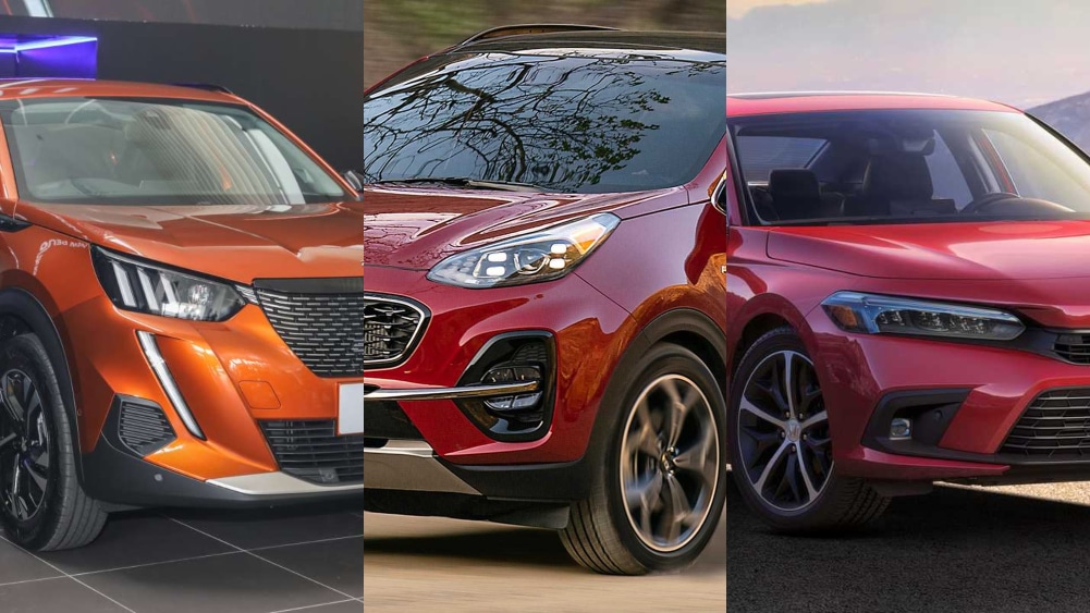 Honda Civic Vs. Peugeot 2008 Vs. Kia Sportage