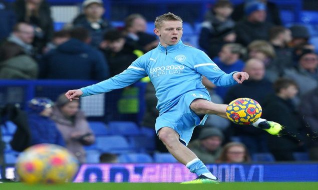 Oleksandr Zinchenko to play for Man City despite Ukraine invasion