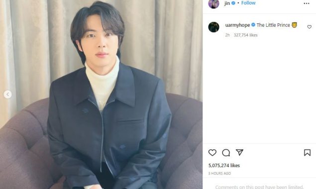 In an honest update, BTS’ Jin transforms into ARMYs’ ‘Little Prince.’