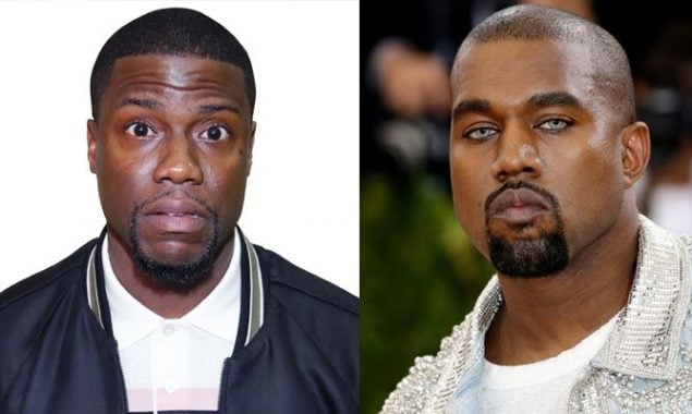 Kevin Hart supports Kanye West in his battle with Kid Cudi and Billie Eilish