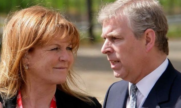 Sarah Ferguson was pictured agitated after Prince Andrew’s settlement