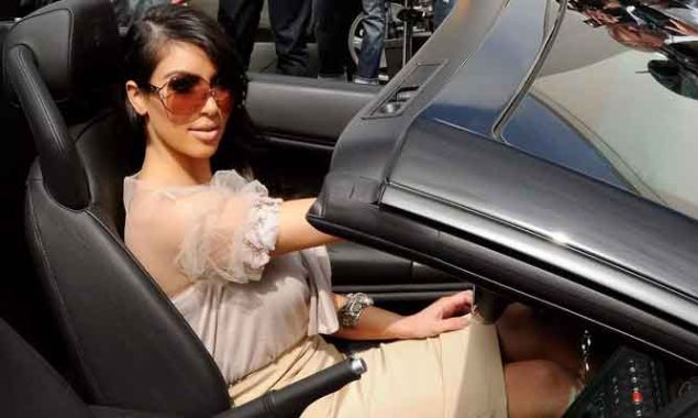 Kim Kardashian spends a lot of money having her cars ghost grey coated