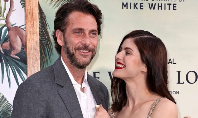 Alexandra Daddario on her relationship with her fiancé: ‘He brings me tranquilly in the midst of all the commotion.’