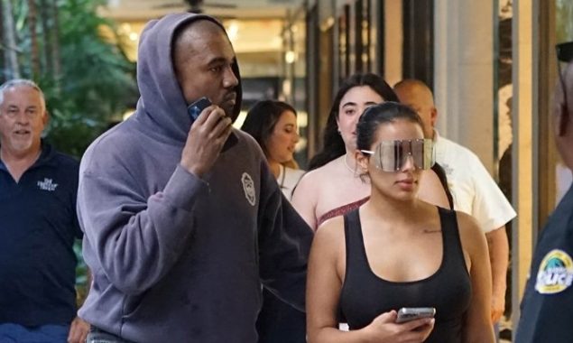 Kanye West was photographed in Miami with Kim Kardashian doppelganger Chaney Jones
