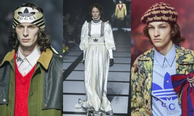 Gucci debuts a unique collaboration with adidas on the Milan Fashion Week runway